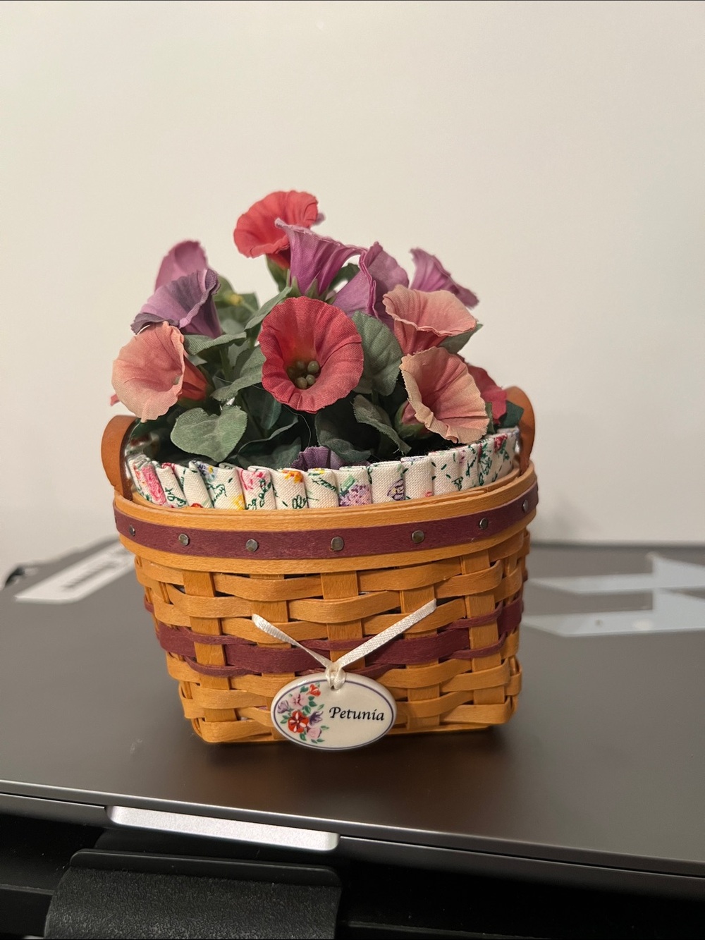 Longaberger May Series Petunia basket